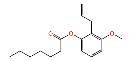 2-Allyl-3-methoxyphenyl heptanoate